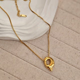 18kt G.P Alphabet Necklaces