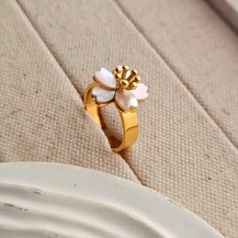 Ayra G.P Flower Ring-3  taahirajewellery
