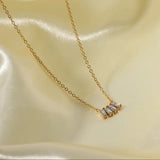 Hazel Zircon Necklace