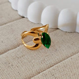 Josh Marquise cut Emerald Ring
