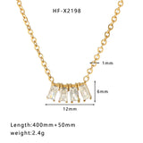 Hazel Zircon Necklace