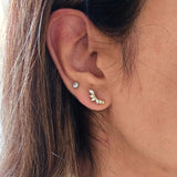 June Zircon Stud Earrings