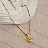 18kt G.P Alphabet Necklaces