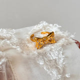 Bow Zircon Ring