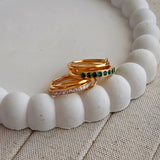 Cami Emerald Layered Ring