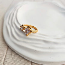 Melody Zircon Ring-3  taahirajewellery