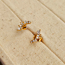 June Zircon Stud Earrings-3  taahirajewellery