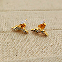 June Zircon Stud Earrings-1  taahirajewellery