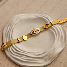 Evil Eye Adjustable Strap Bracelet-3  taahirajewellery