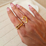 Hollow Heart Ring