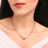 Giva Charm Lock Necklace