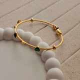 Tiny Heart Magnetic Bangle Bracelet-3  taahirajewellery