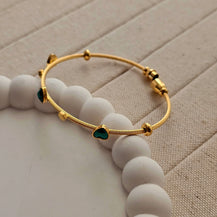 Tiny Heart Magnetic Bangle Bracelet-3  taahirajewellery