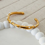 Bethany Pearl Cuff Bracelet