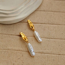 Edie Baroque Pearl Earrings-1  taahirajewellery
