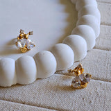 Ladybug Zircon Studs Earrings