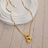 18kt G.P Alphabet Necklaces