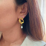 Rhea Pearl Earrings
