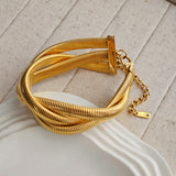 Deja Chunky Twisted Bracelet