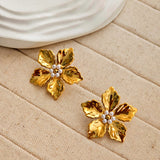 Celine Flower Stud Earrings