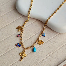 Haathi Charm Necklace-1  taahirajewellery