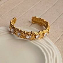 Judie Luxury Zircon Cuff Bracelet-2  taahirajewellery