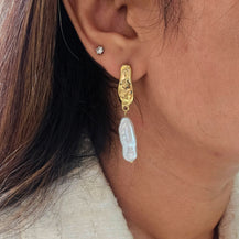 Edie Baroque Pearl Earrings-2  taahirajewellery