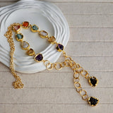 Knot Brass Necklace