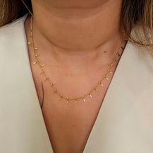 Minnie Delicate Chain Necklace-2  taahirajewellery