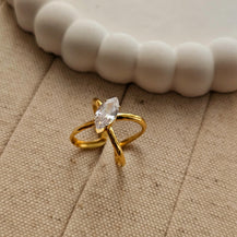 Della Marquise cut Adjustable Ring-3  taahirajewellery