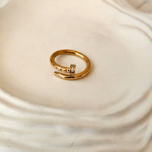 Zircon Nail Ring-2  taahirajewellery