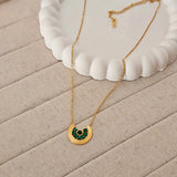 Alex Emerald Pendent Necklace
