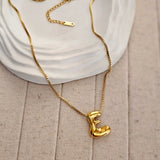 18kt G.P Alphabet Necklaces