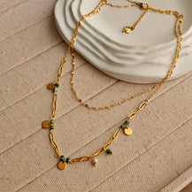 Kitty Layered Necklace-2  taahirajewellery