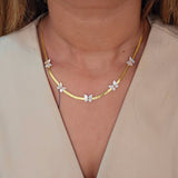 Butterfly Shell Necklace-1  taahirajewellery