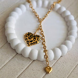 Leopard Heart Necklace
