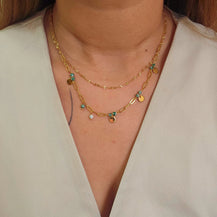 Kitty Layered Necklace-1  taahirajewellery