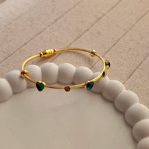 Tiny Heart Magnetic Bangle Bracelet-1  taahirajewellery