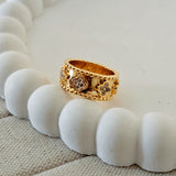 Jessie Zircon Flower Ring