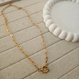 Giva Charm Lock Necklace