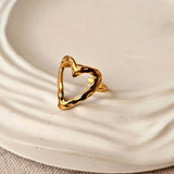 Hollow Heart Ring
