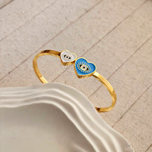 Della Heart Evil Eye Bracelet-1  taahirajewellery