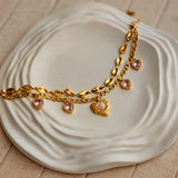 Harmony Heart Charm Bracelet