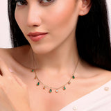 Blake Emerald Stone Necklace