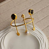 Freya Cuff Brass Bracelet