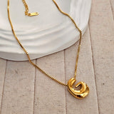 18kt G.P Alphabet Necklaces