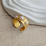Pearl Adjustable Ring