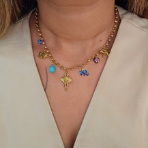 Haathi Charm Necklace-2  taahirajewellery