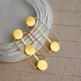 Olivia Brass Earrings