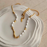 Trinity Baroque Pearl Necklace